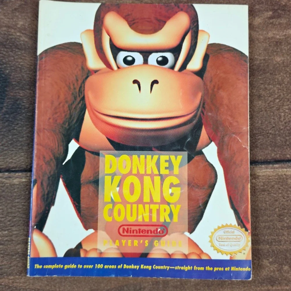 Nintendo Donkey Kong Country Player's Guide Multi Excellent SNES Strategy Book